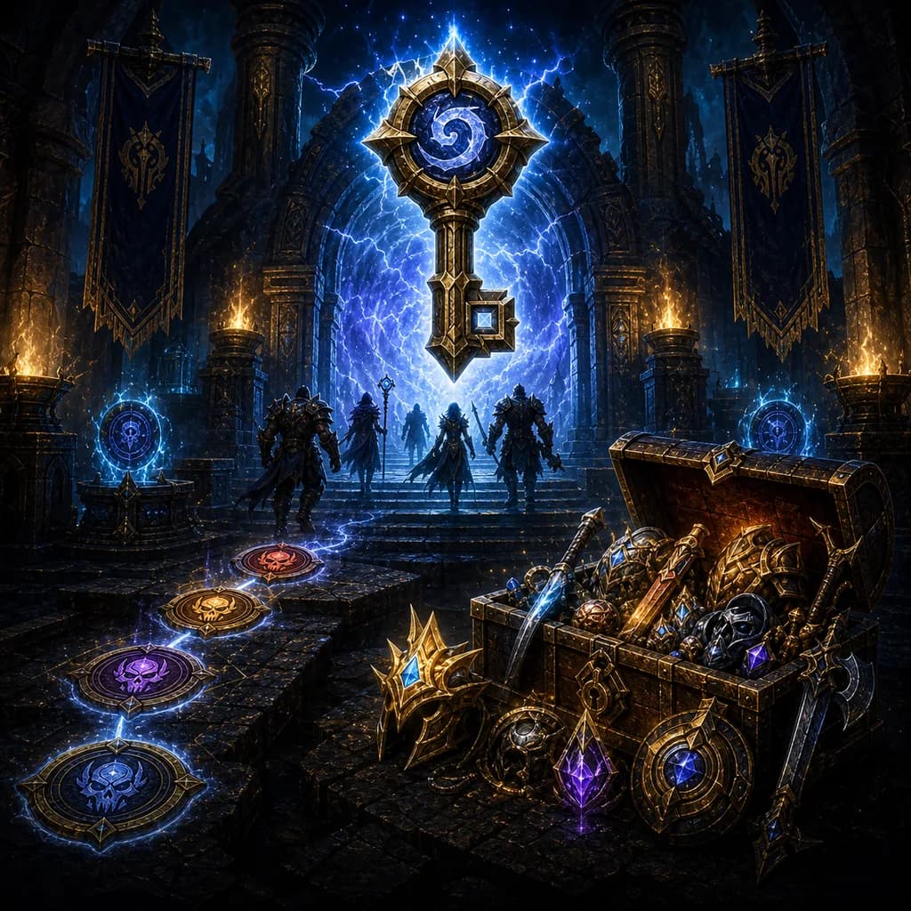 Mythic +2-20 Dungeons